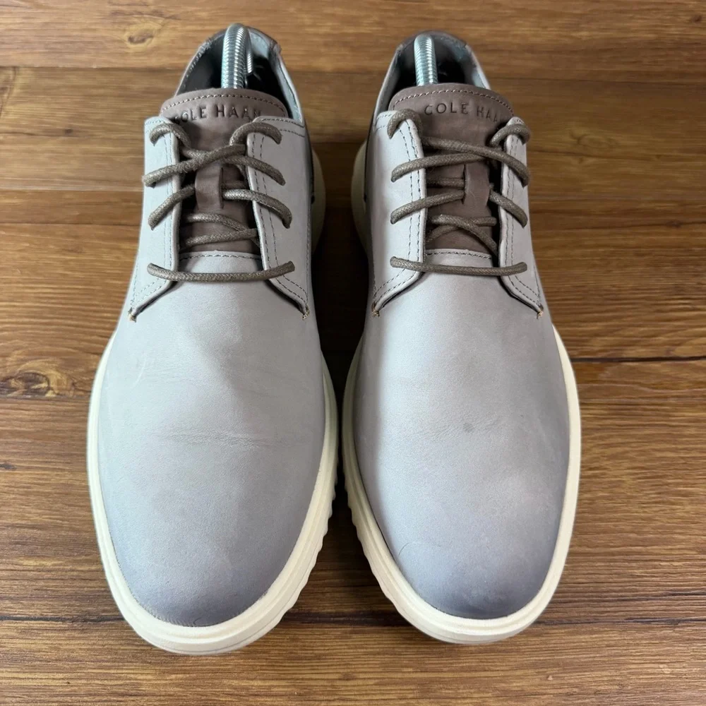 Cole Haan Men's‎ Grand+ Plain Toe Leather Oxford Shoes C36982 Size 9.5